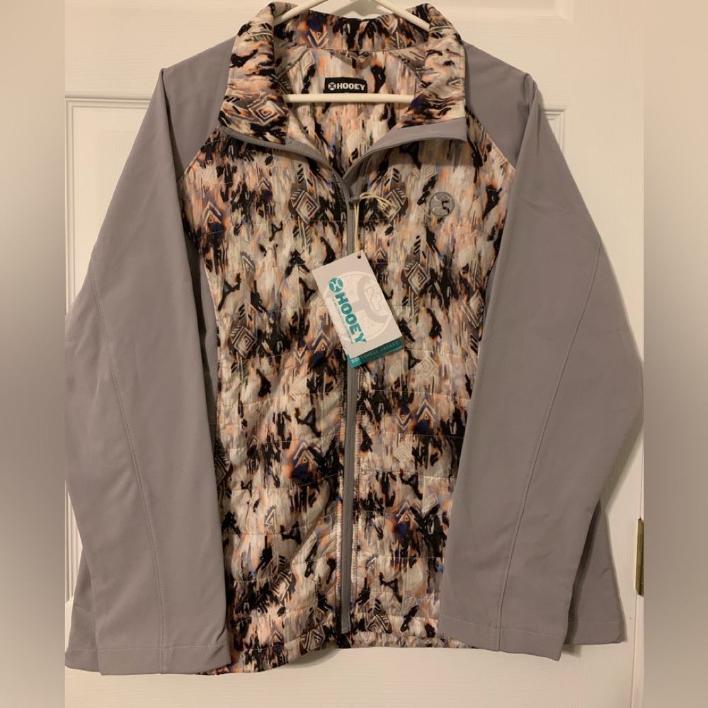 Hooey Ladies Softshell Jaket- Gray XXL